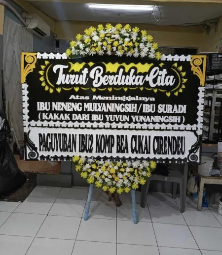 Papan Bunga Duka Sunter Agung