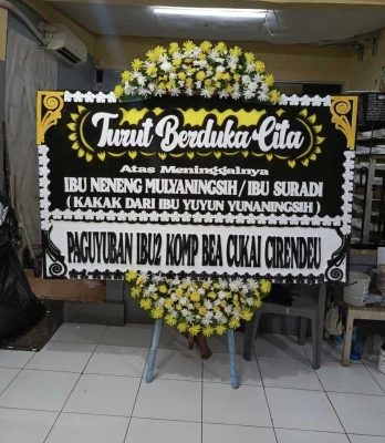 Papan Bunga di Sunter Agung